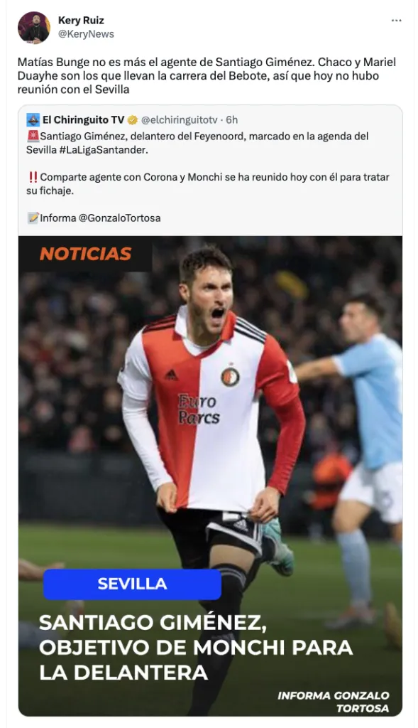 Imagen tomada de Twitter