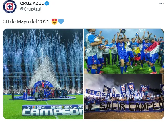 Publicación de Cruz Azul