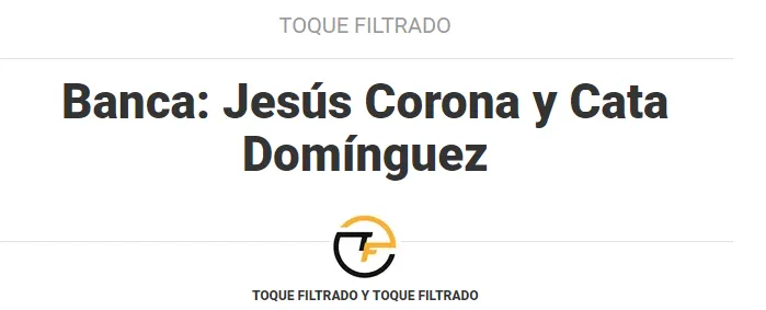 Información de Toque Filtrado