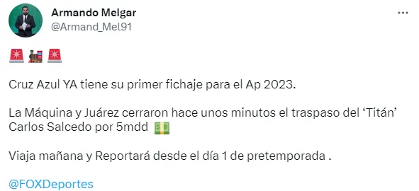 Información de Armando Melgar