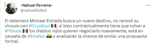 Información de Nahuel Ferreira