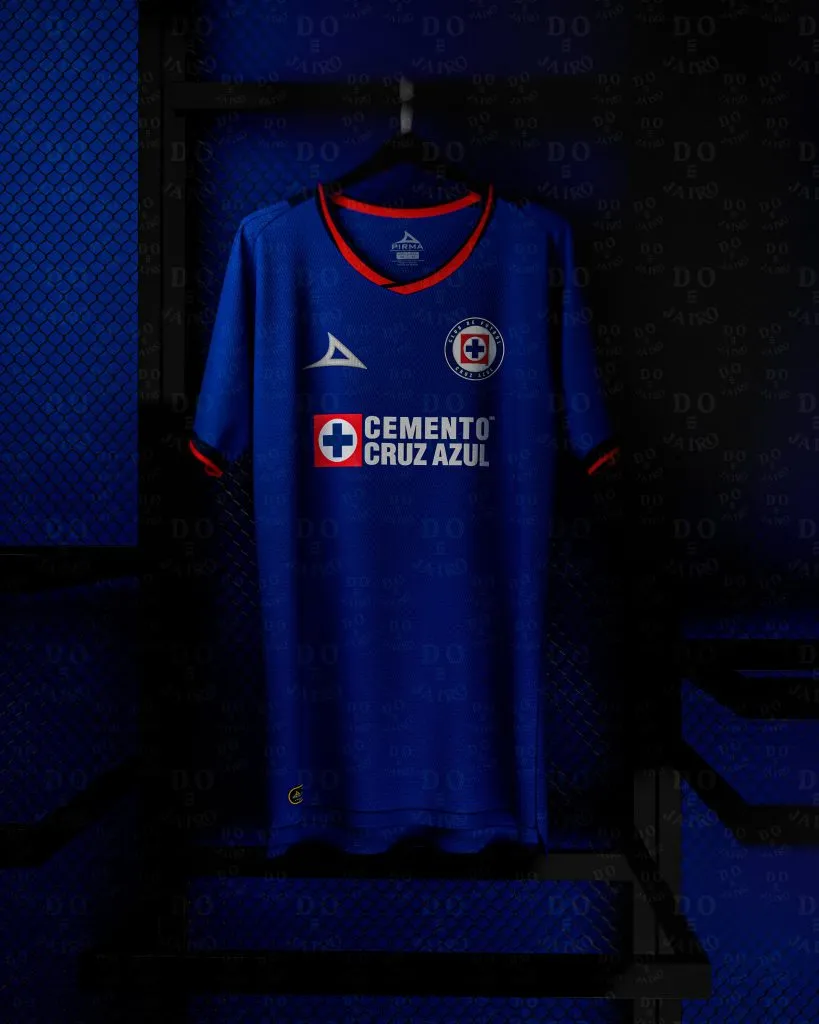 Uno de los fantasy de la playera de Cruz Azul con Pirma. (Foto: @J4IRODOM)