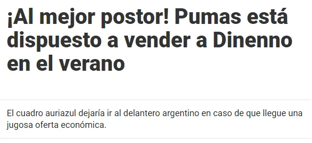 Información de Mediotiempo