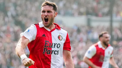 Santi Giménez llegó a 23 goles en la temporada con el Feyenoord.