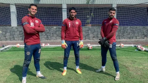 Los tres guardavallas de La Máquina desde hace varios torneos.