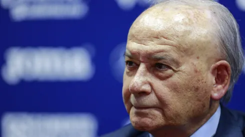 CIUDAD DE MEXICO, MEXICO - DICIEMBRE 20: Guillermo Alvarez , Presidente del Cruz Azul durante la conferencia de prensa para la presentación de refuerzos y Director Deportivo, previa al inicio del Torneo Clausura 2020 de la Liga BBVA MX en las instalaciones de la Noria el 20 de Diciembre de 2019 en la Ciudad de Mexico, Mexico. (Foto: Mauricio Salas/JAM MEDIA)