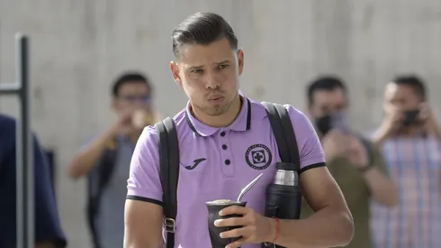 El delantero paraguayo durante su estancia en Cruz Azul.