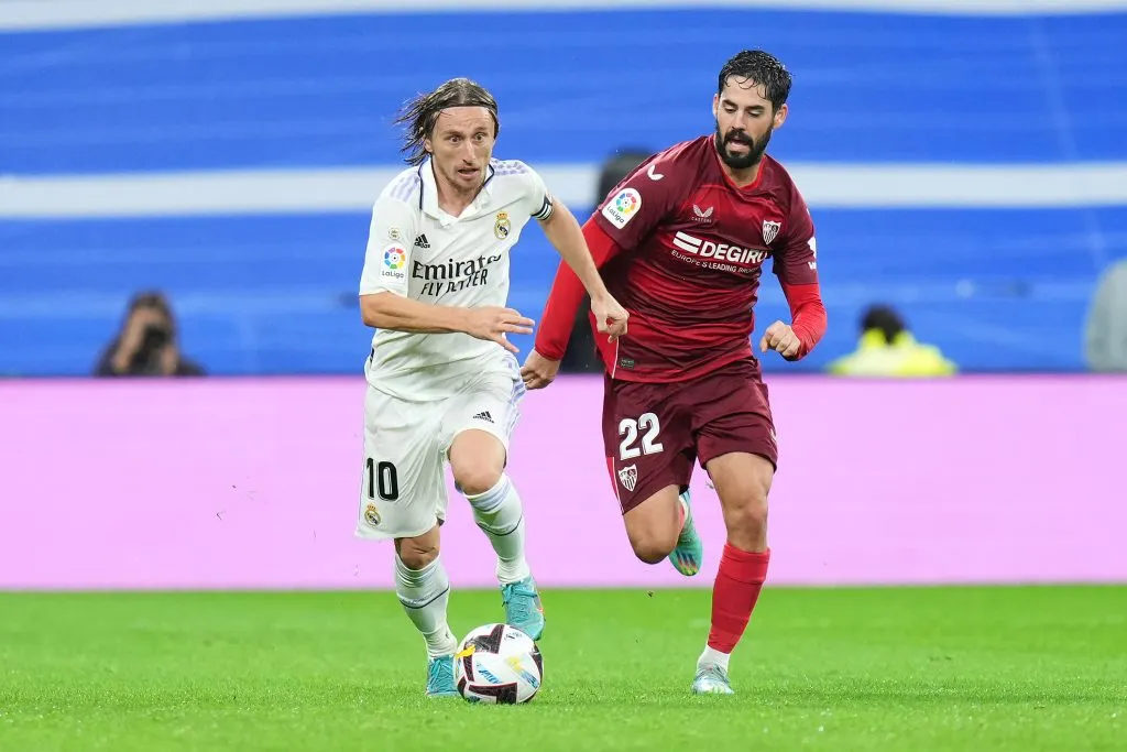 Isco en un partido con el Real Madrid (Getty)