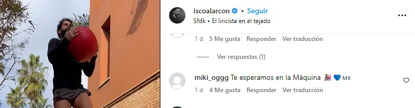 Publicación de Isco en IG