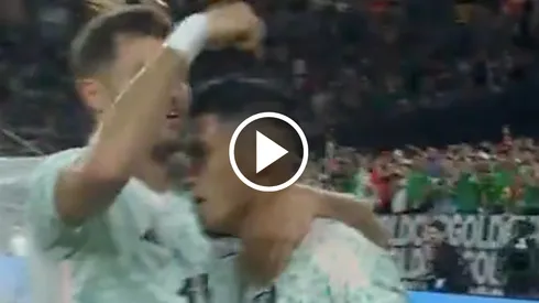 Santiago Giménez hizo el tercer gol del Tri ante Haití