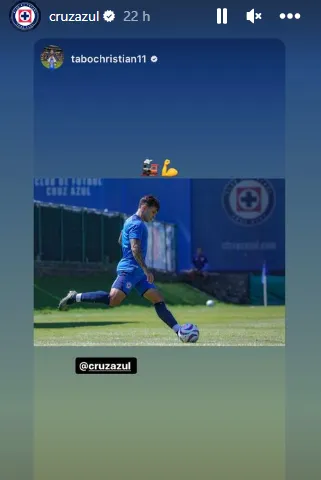 Publicación de Cruz Azul en Instagram