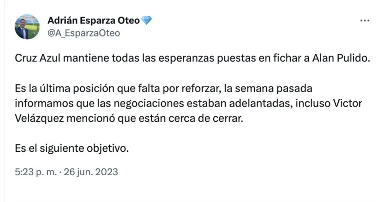 Adrián Esparza | Twitter