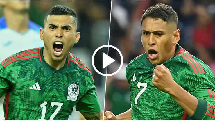 Los goles de los ex Cruz Azul para México.