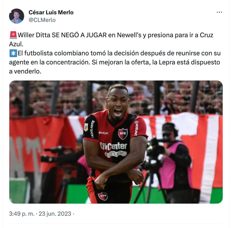 César Luis Merlo | Twitter