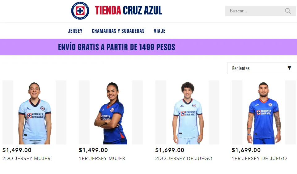 (Foto: Tienda Cruz Azul)
