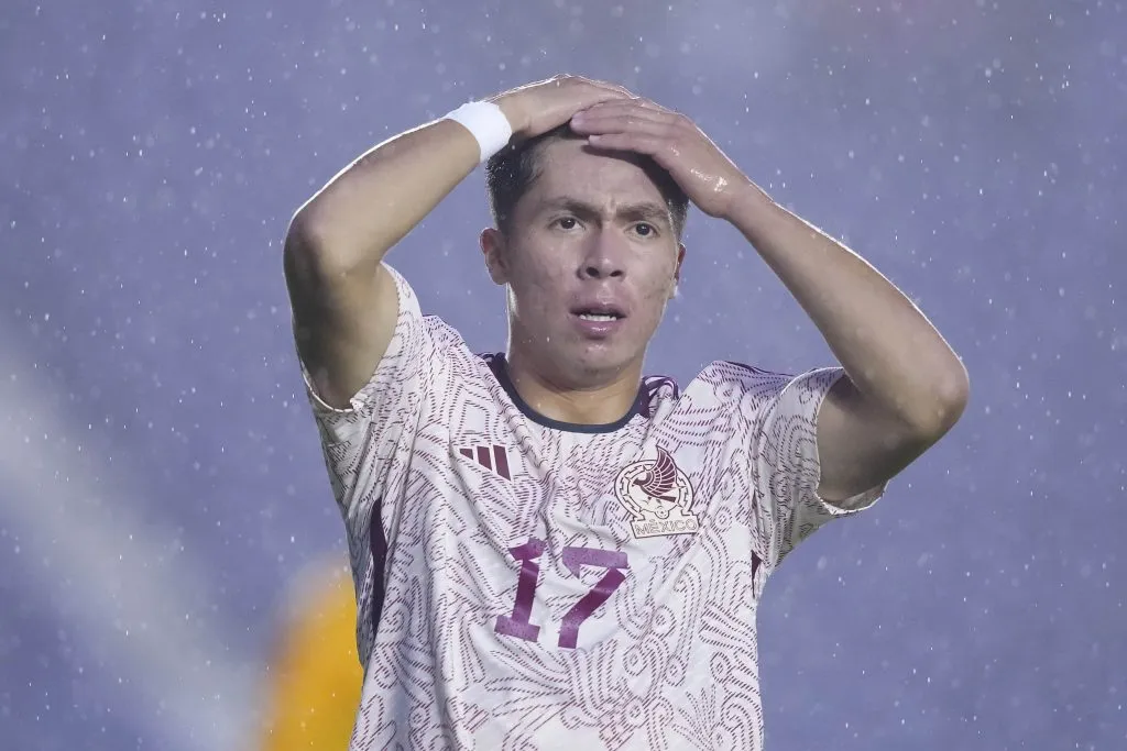 Huescas, con la Sub 20. (Imago7)