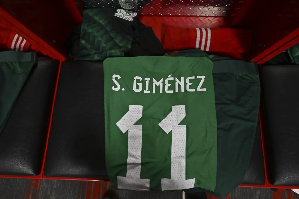 La camiseta que utilizará Santiago GIménez (@miseleccionmx Twitter)