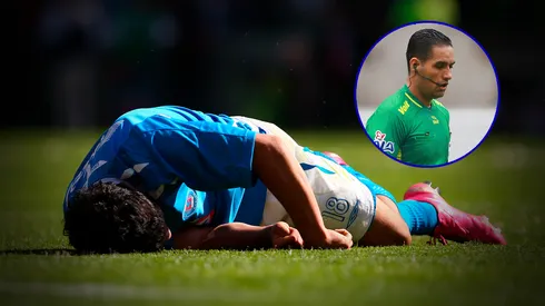 César Villaluz recibió una terrible falta y el árbitro no marcó penal.