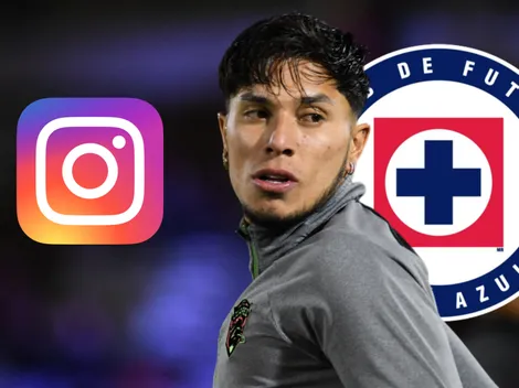 ¿Está lesionado? Salcedo subió una historia en Instagram y alarmó a Cruz Azul