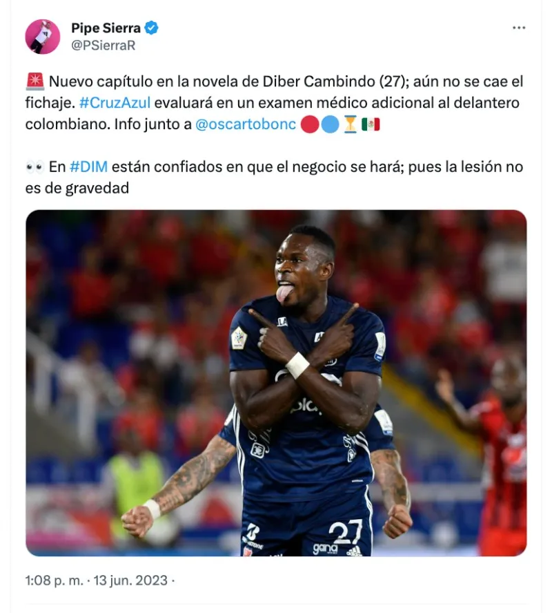 Pipe Sierra | Twitter