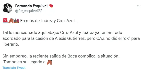 Información de Fernando Esquivel