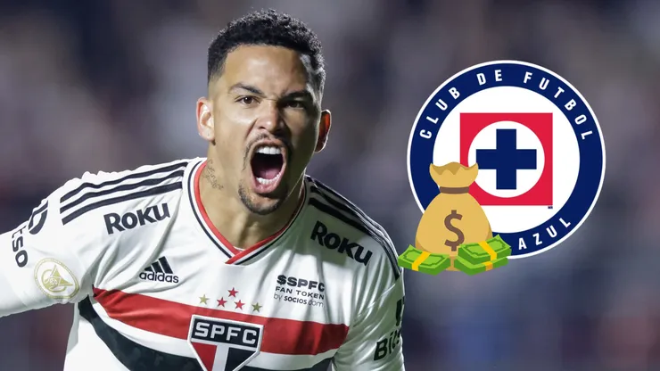 Luciano, atacante de San Pablo sondeado por Cruz Azul.