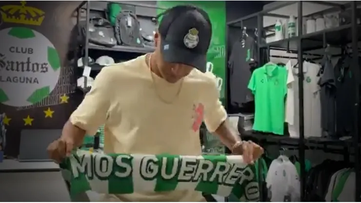 Pedro Aquino ya reportó con Santos Laguna.