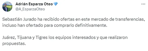 Información de Adrián Esparza