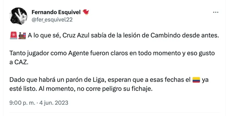 Fernando Esquivel | Twitter