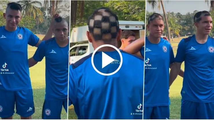 Curiosa novatada para los jóvenes de Cruz Azul.