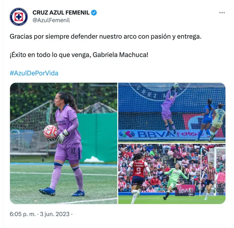 Cruz Azul Femenil | Twitter