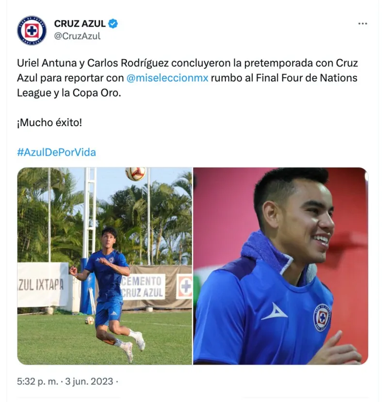 Cruz Azul | Twitter