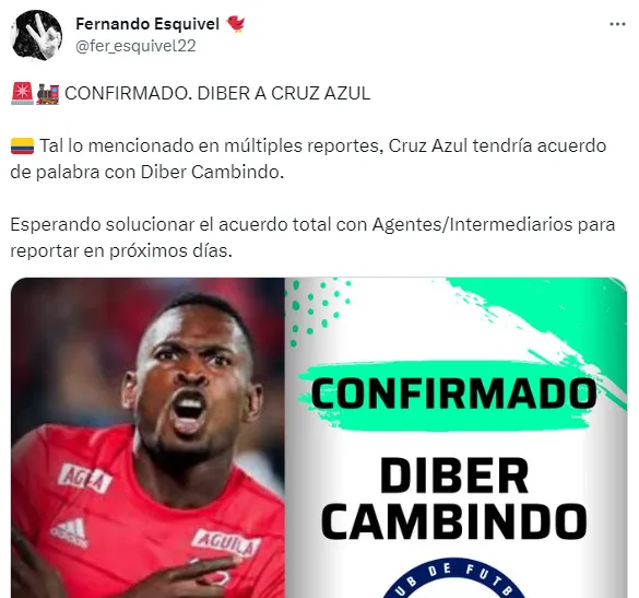 Tuit de Fernando Esquivel