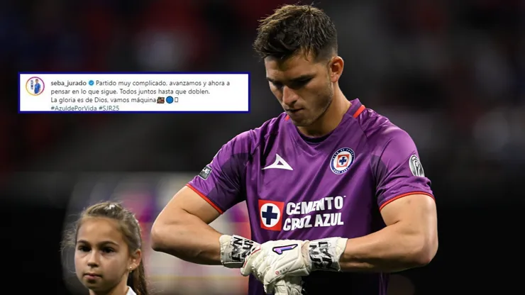 El emotivo mensaje de Sebastián Jurado en Cruz Azul