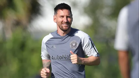 Messi ya entrenó con el Inter Miami.