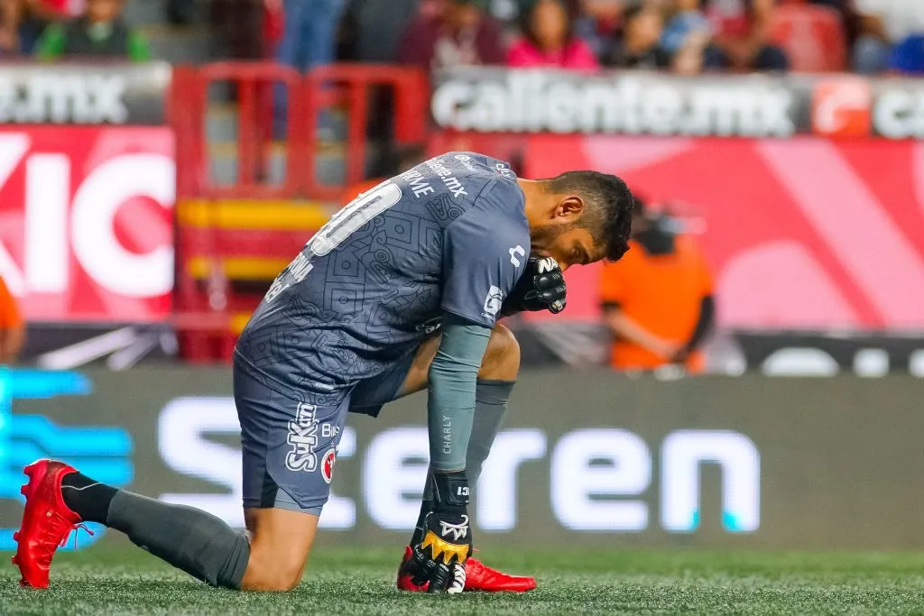 TIJUANA, MEXICO – JULIO 14: Jose de Jesus Corona, portero del Tijuana durante el juego de la jornada 3 del Torneo Apertura 2023 de la Liga BBVA MX en el Estadio Caliente el 14 de Julio del 2023 en Tijuana, Mexico. (Foto: Gonzalo Gonzalez/JAM MEDIA)