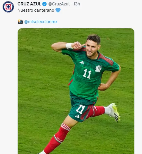 Publicación de Cruz Azul
