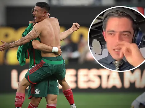 Andrés Vaca y su explosiva narración del agónico gol de Santiago Giménez