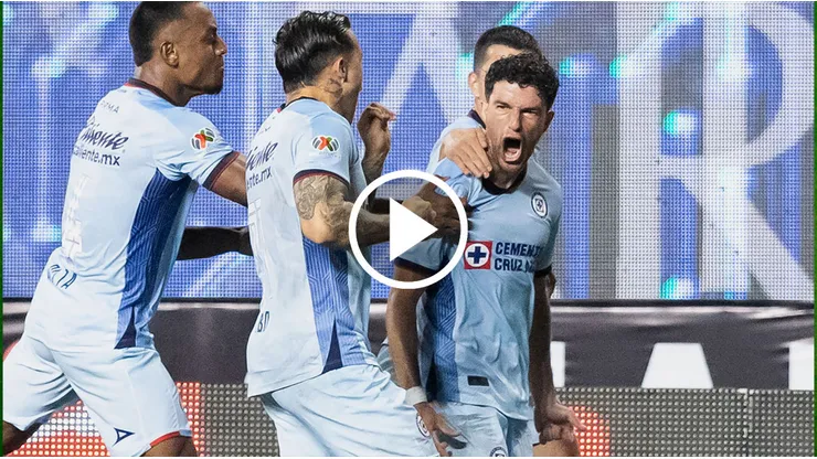 ¡Golazo de Nacho! El futbolista uruguayo abrió el marcador.