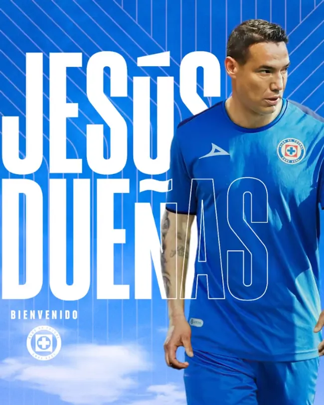 Es oficial la llegada de Jesús Dueñas (Foto: Cruz Azul)