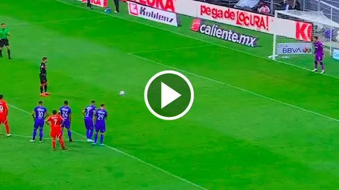 Thiago Volpi marcó de penal ante Cruz Azul