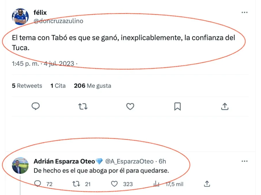 Imagen tomada de Twitter