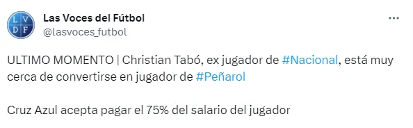 Información de Las Voces del Fútbol