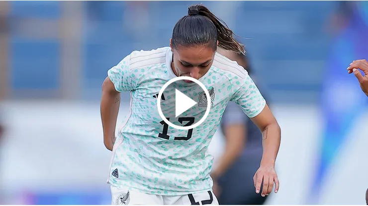 Daniela Monroy disputó su segundo partido con la selección absoluta de México.
