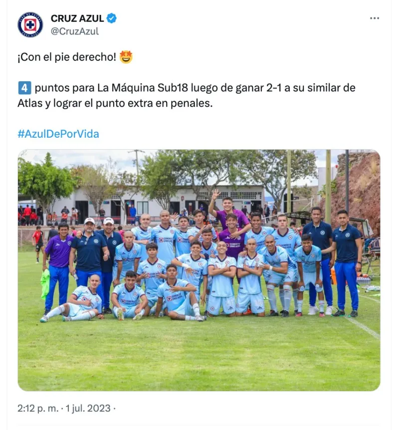 Cruz Azul | Twitter