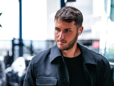 Santi Giménez celebra el pase de Boca en Libertadores