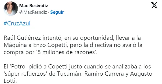 Información de Mac Reséndiz