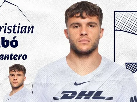 Su cara lo dice todo: Tabó ya es de Pumas