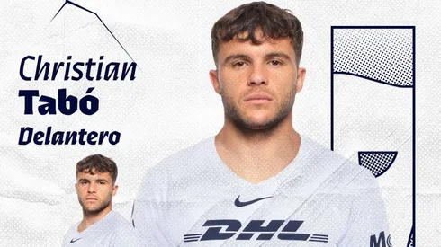 Tabó fue presentado con Pumas.