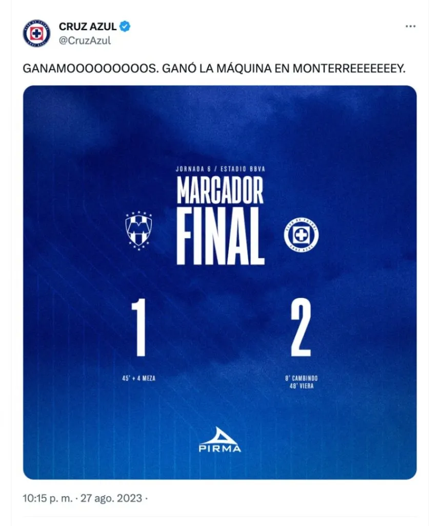 Cruz Azul | Twitter